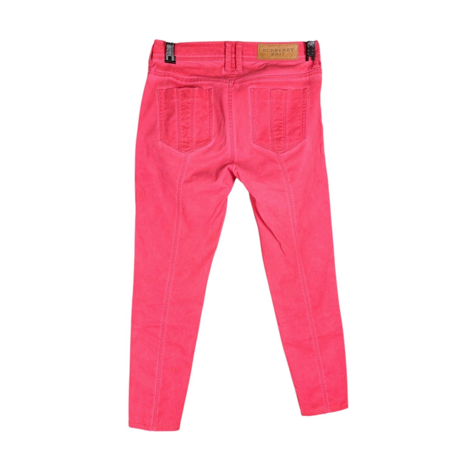 Burberry Burberry Brit Women's Skinny Crop Pink Jeans W29 $425 retail Size 29" - 2 Thumbnail