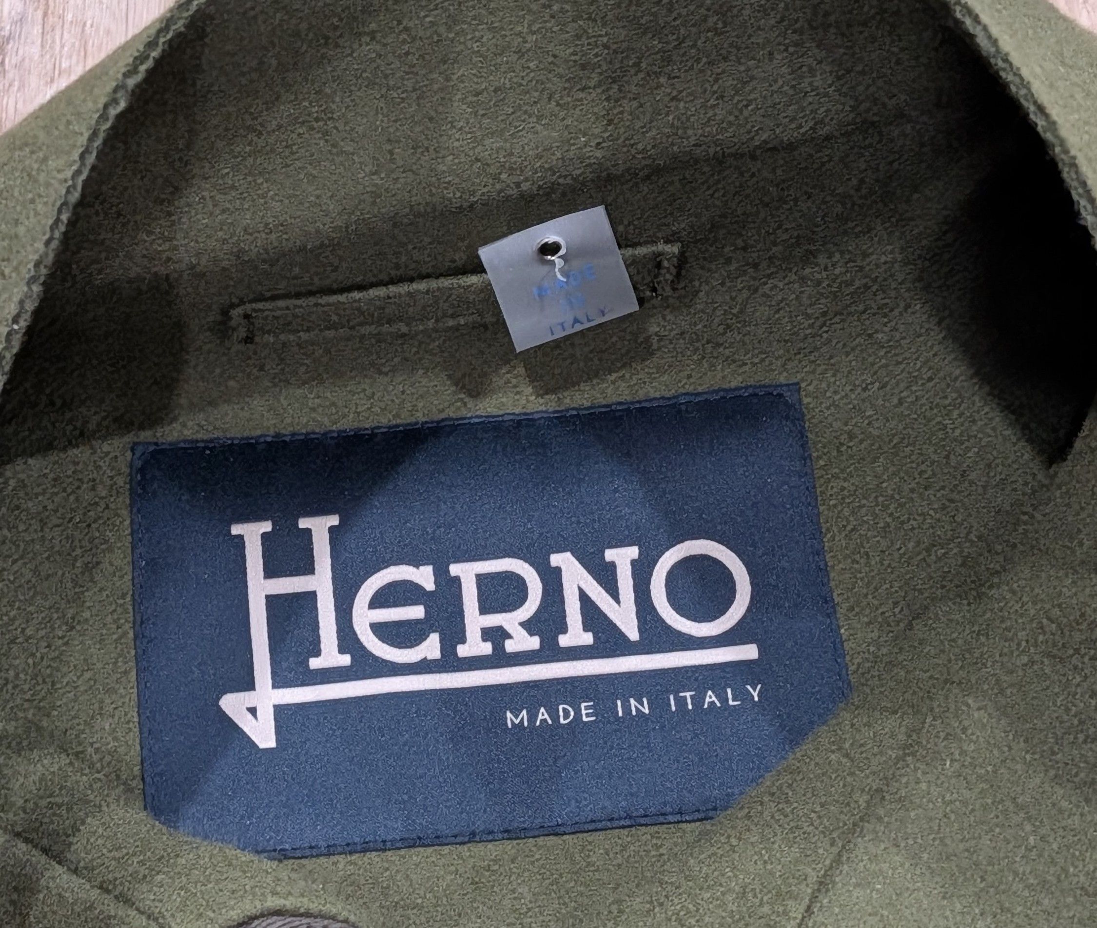 Herno HERNO Virgin Wool Blend Shirt Jacket Military Green 56 US 46 Size US XL / EU 56 / 4 - 7 Thumbnail
