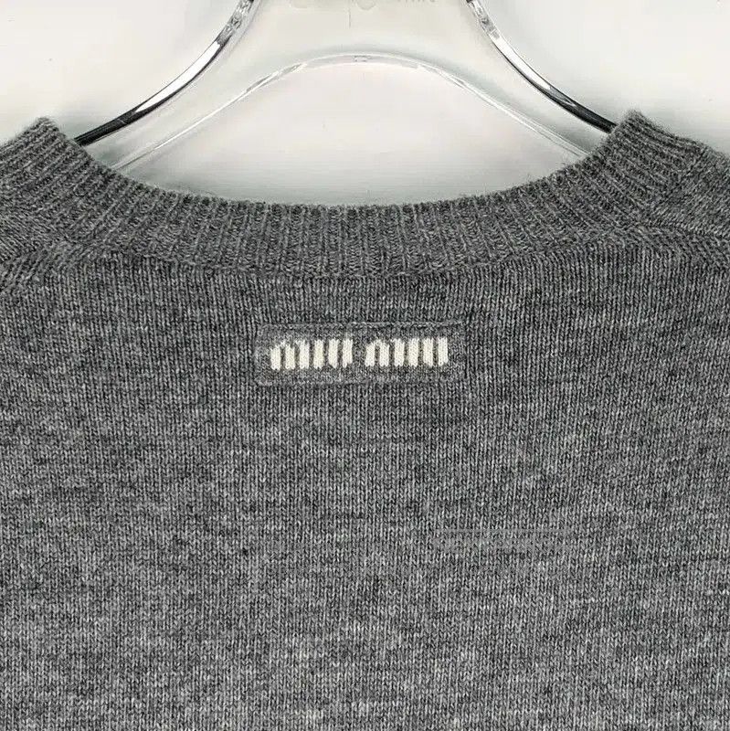 Miu Miu Miu Miu Grey Wool Pullover Sweater . Size S / US 4 / IT 40 - 5 Thumbnail
