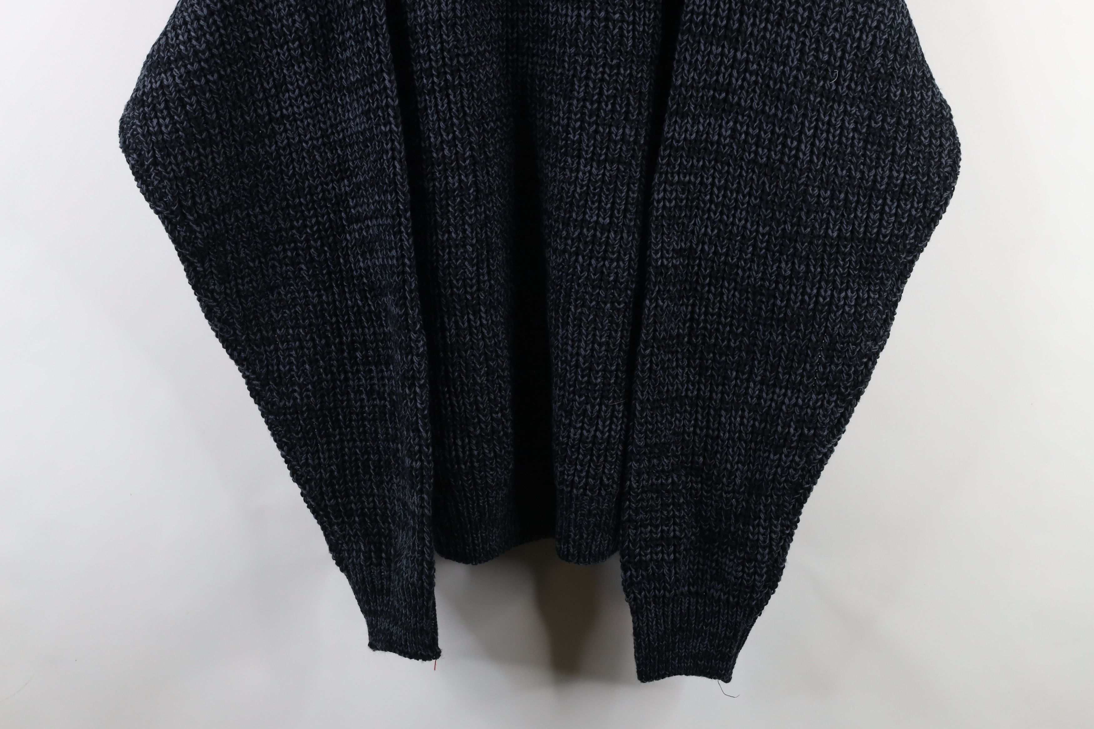 Vintage Deadstock Vintage 90s Streetwear Ribbed Knit Sweater Blue Size US XXL / EU 58 / 5 - 3 Thumbnail
