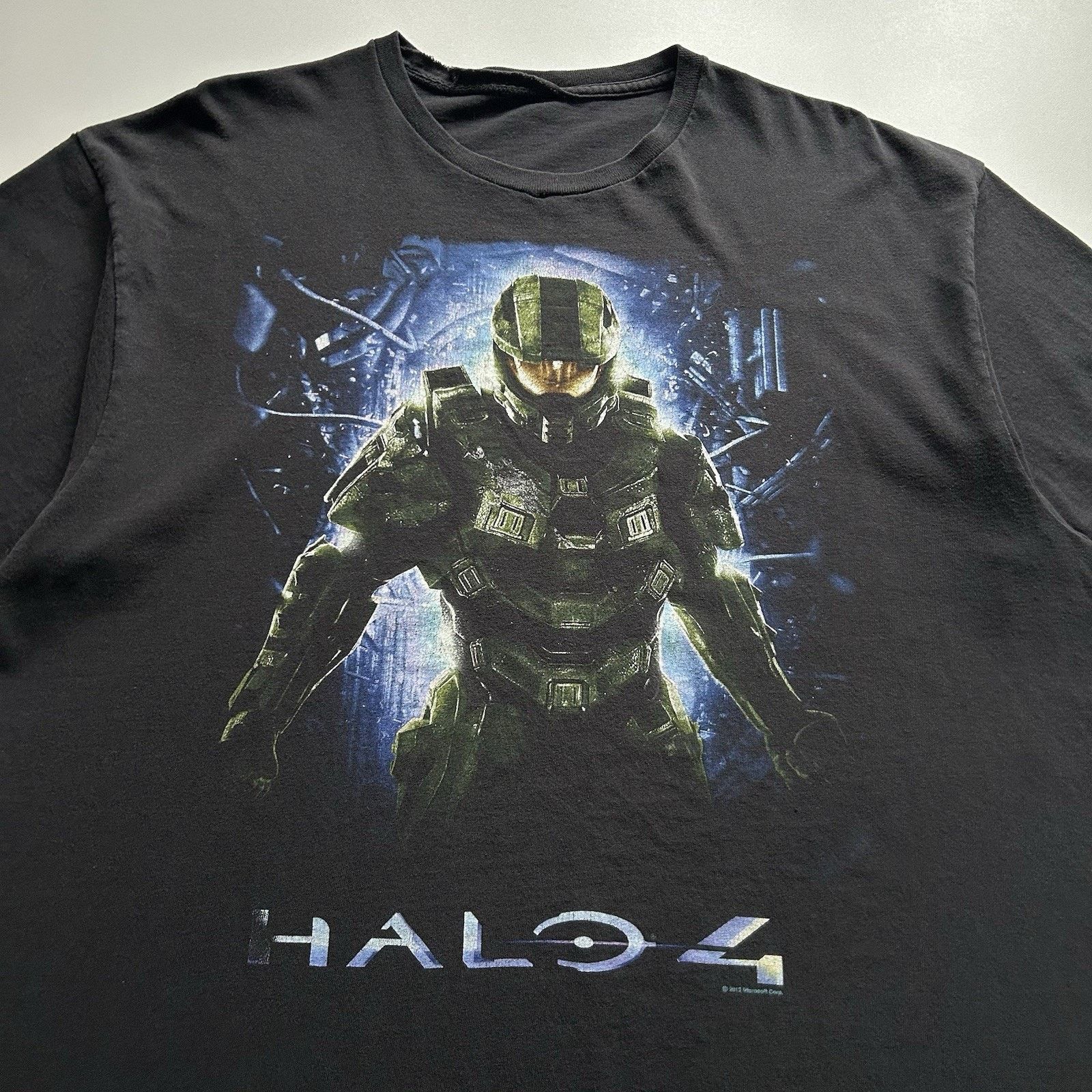 Microsoft × Vintage Vintage Halo 4 T-Shirt XXL Faded Black Xbox 360 Promo Rare Size US XXL / EU 58 / 5 - 2 Thumbnail