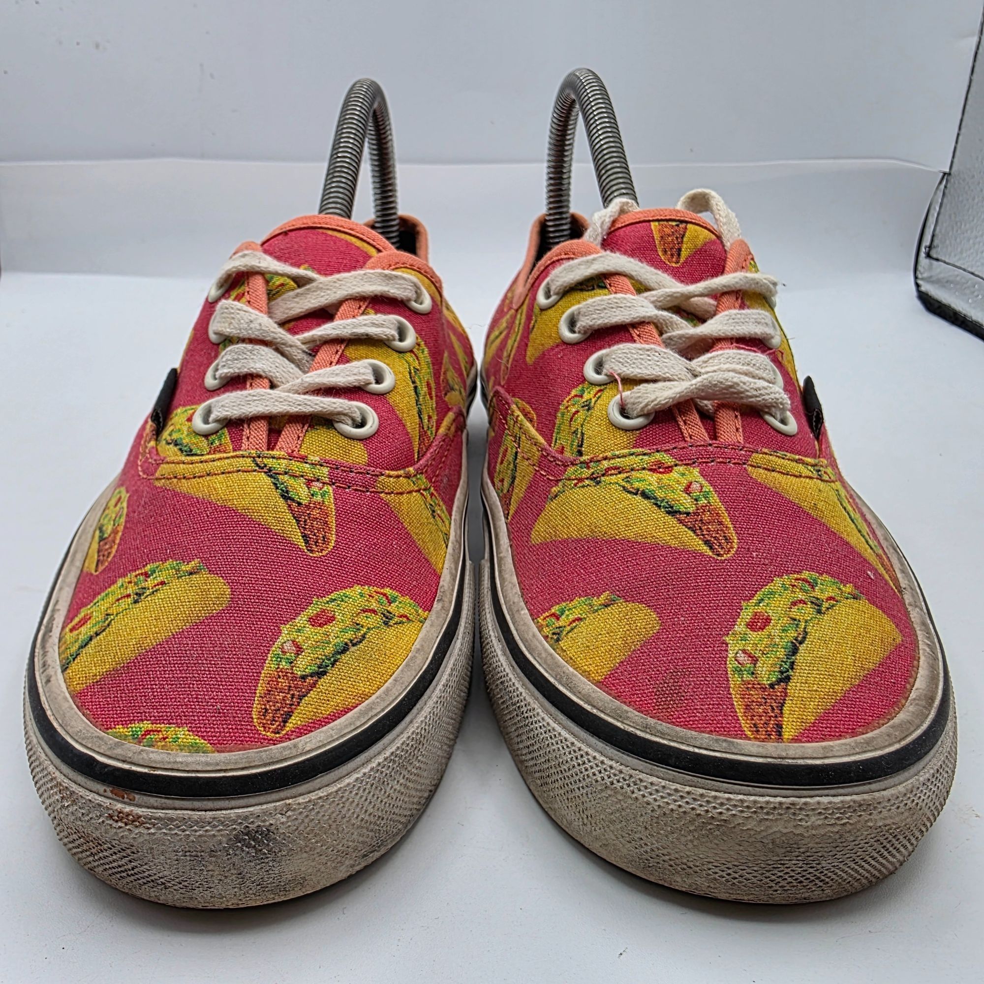 Vans Vans Authentic Late Night Tacos Womens Size 7.5 Red Casual S Size US 7.5 / IT 37.5 - 2 Thumbnail