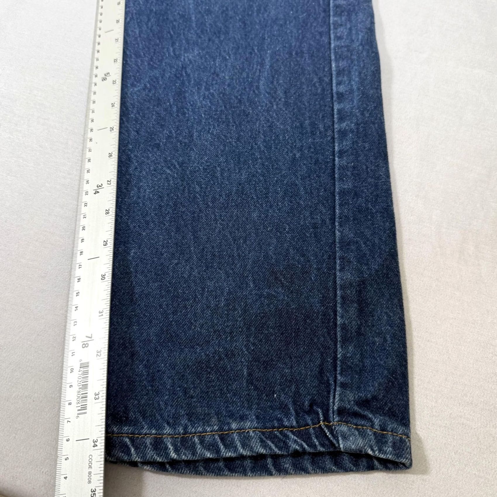 Levi's VINTAGE Levi's Jeans Mens 36x34 Blue 505 Orange Tab Straight Fit Denim Pants 90s Size US 36 / EU 52 - 5 Thumbnail
