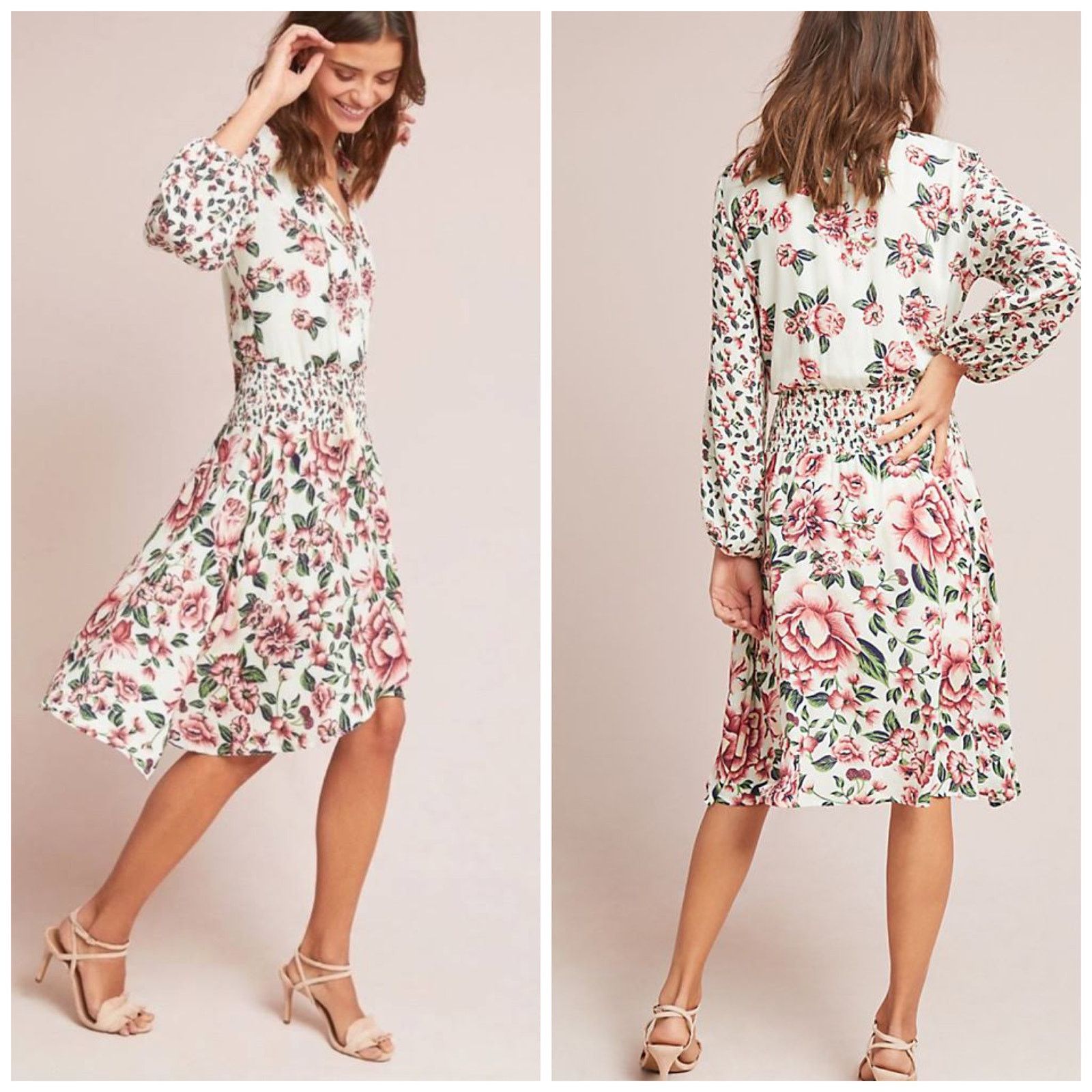 Farm Rio Farm Rio Linen-Blend Dress With Palm Print | Grailed