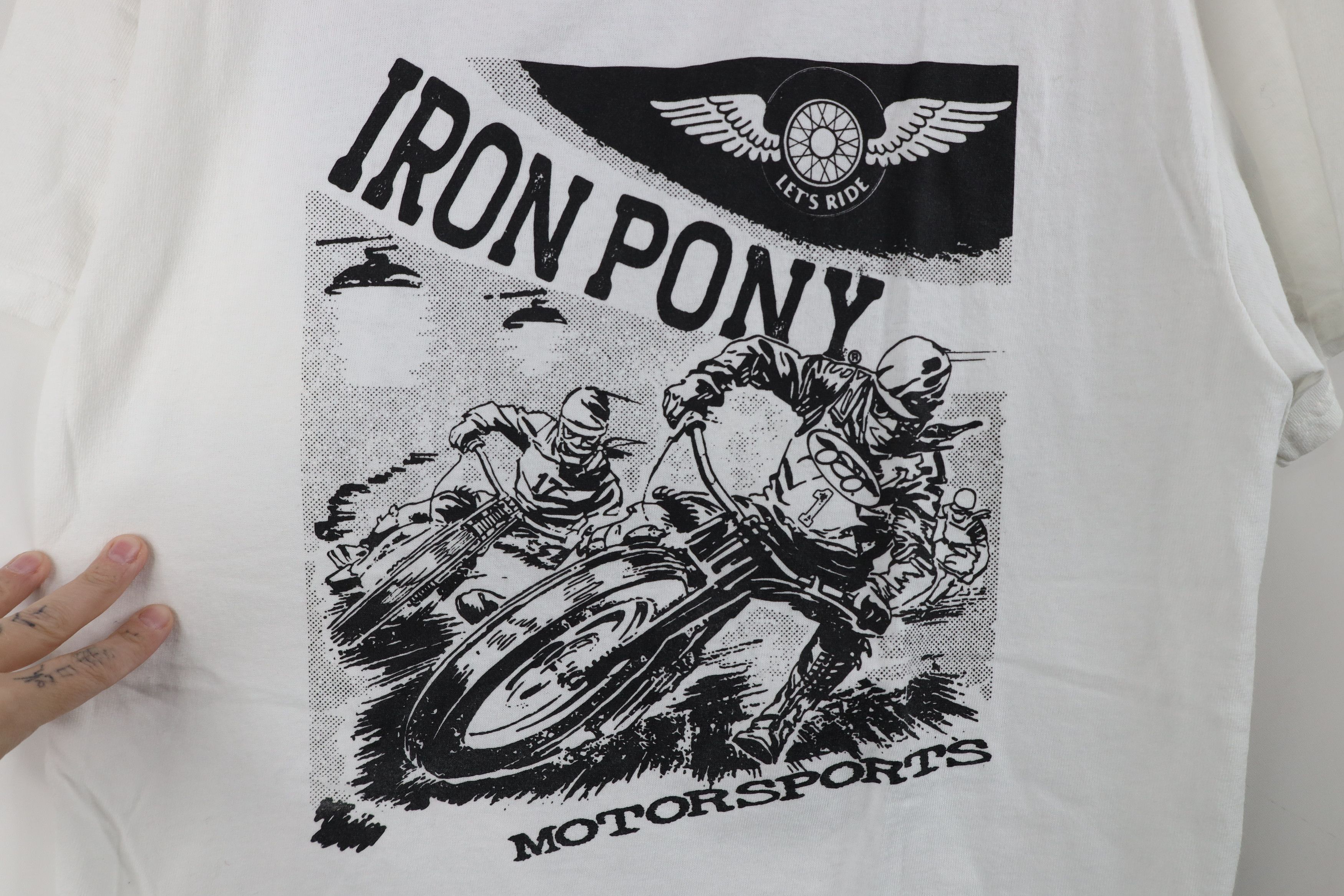 Vintage Vintage Streetwear Iron Pony Motorsports Racing T-Shirt Size US M / EU 48-50 / 2 - 4 Thumbnail