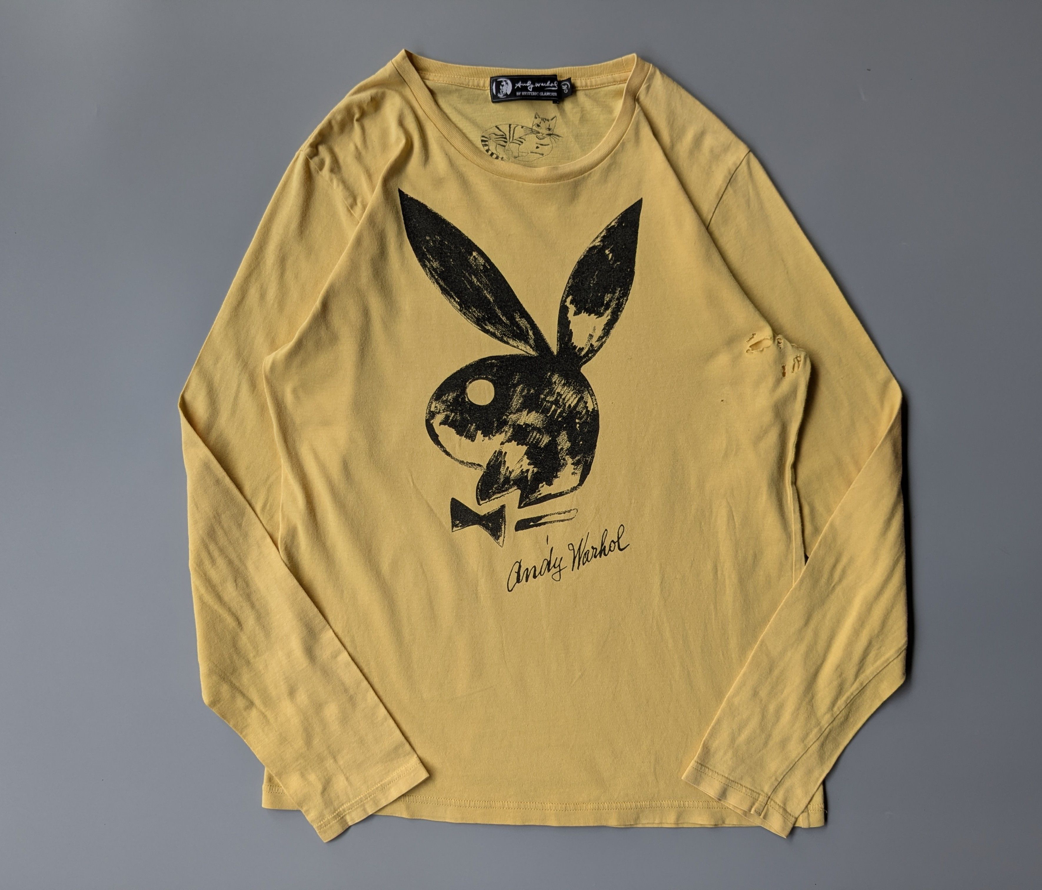 Hysteric Glamour × Playboy Hysteric Glamour X Andy Warhol X Playboy distressed tee Size US M / EU 48-50 / 2 - 1 Thumbnail