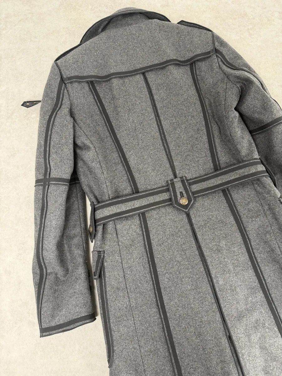 Dolce & Gabbana AW2009 Dolce & Gabbana Grey Wool Officer Trench Coat Size US M / EU 48-50 / 2 - 11 Thumbnail