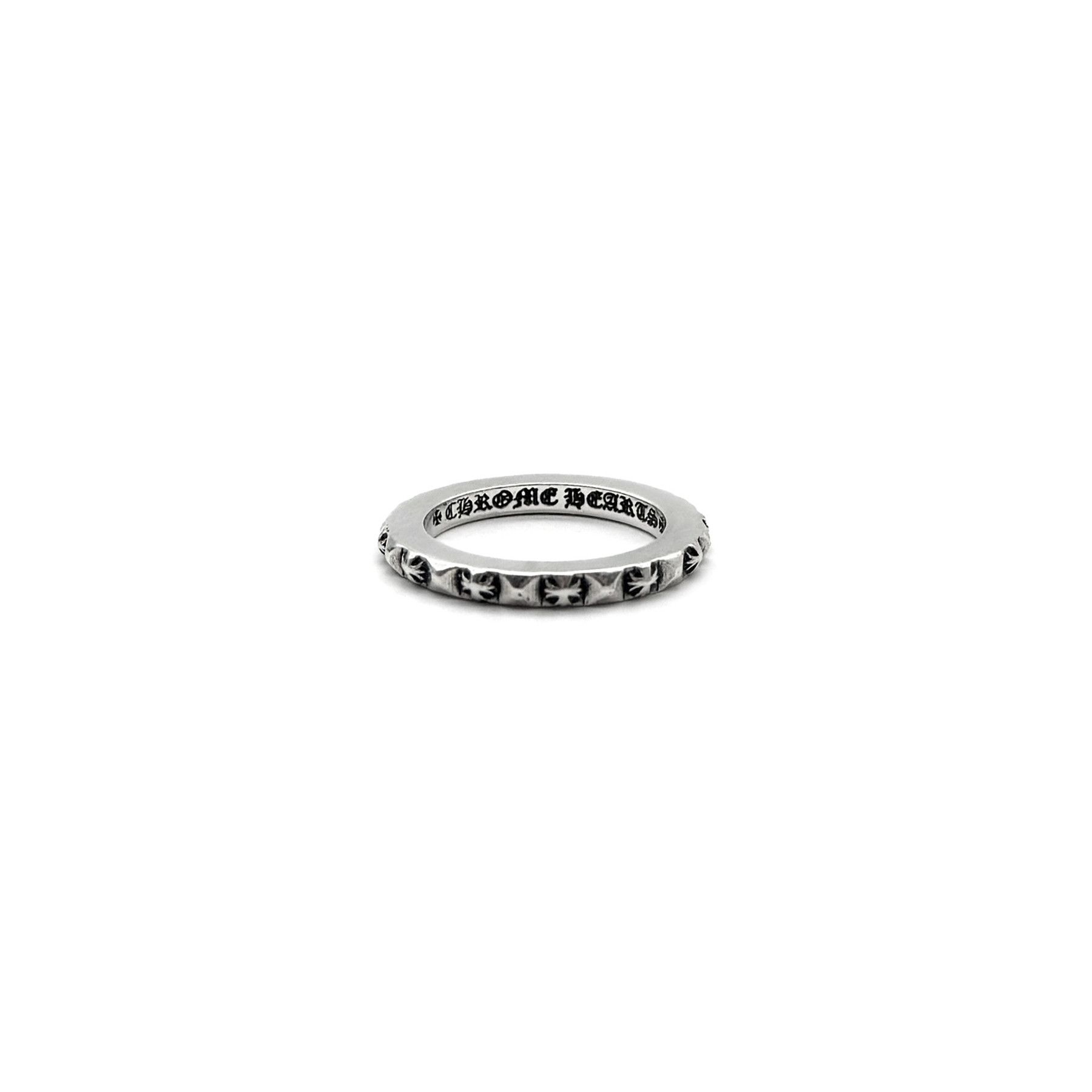 Chrome Hearts Chrome Hearts TFP Cross Silver Band Ring Size ONE SIZE - 1 Thumbnail