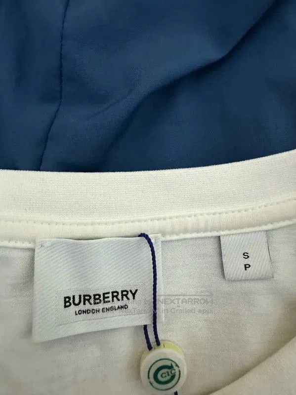Burberry Burberry Logo White Cotton Men's T. Size US S / EU 44-46 / 1 - 3 Thumbnail