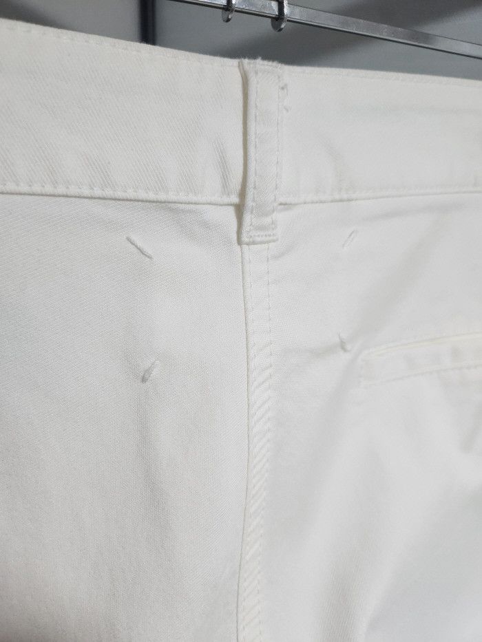 Maison Margiela Martin Margiela 0번 블랭크 택 ​S/S 화이트 팬츠 Size 28" / US 6 / IT 42 - 6 Thumbnail
