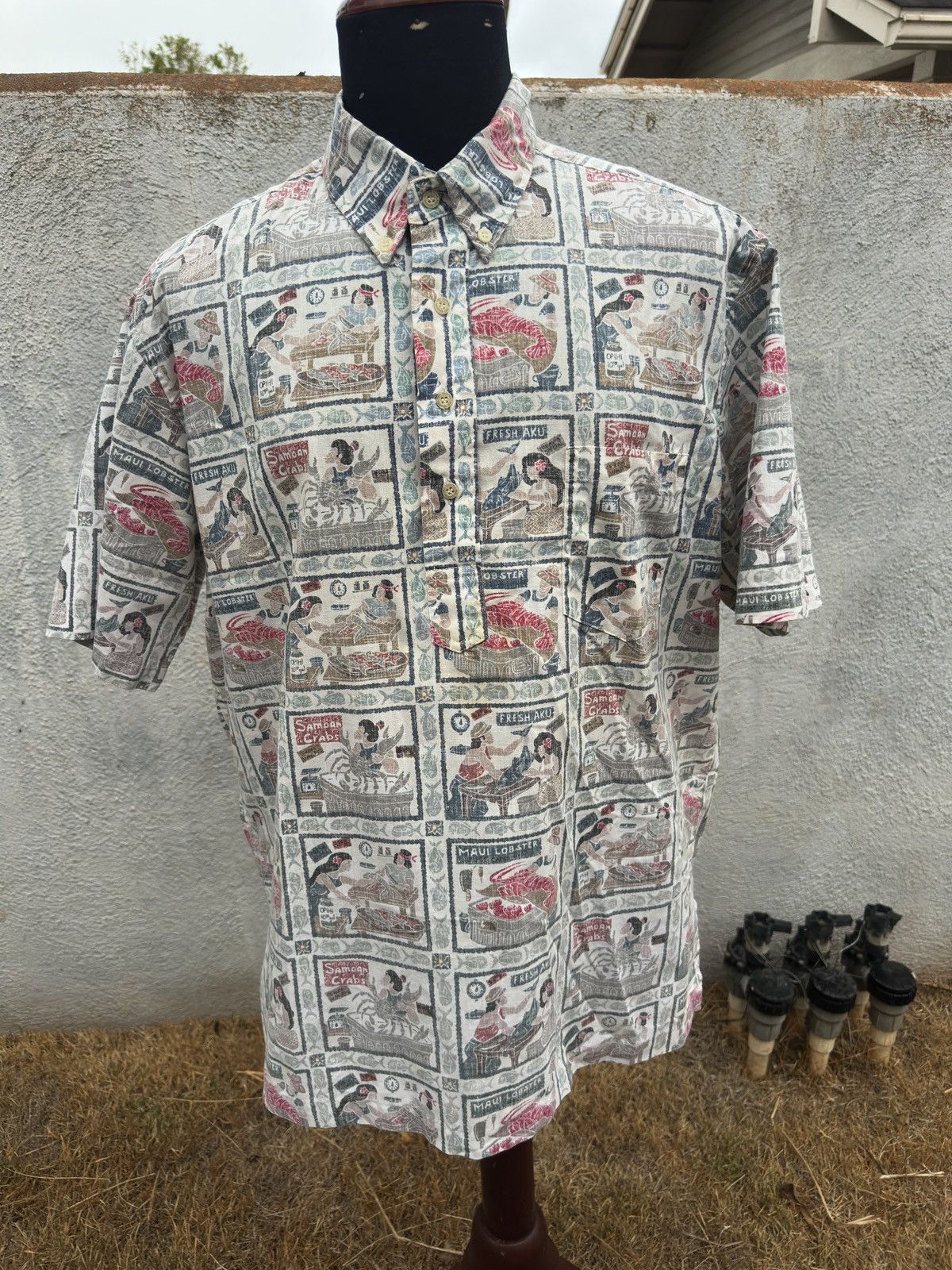 Reyn Spooner RARE VTG Reyn Spooner Dietrich Varez Men's XL Maui Lobster Size US XL / EU 56 / 4 - 1 Thumbnail