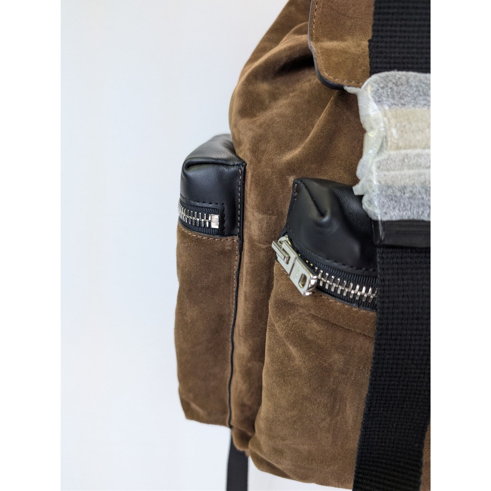 Amiri o1rshd1 Size: OS / Suede Rucksack Backpack in Tobacco Size ONE SIZE - 5 Thumbnail