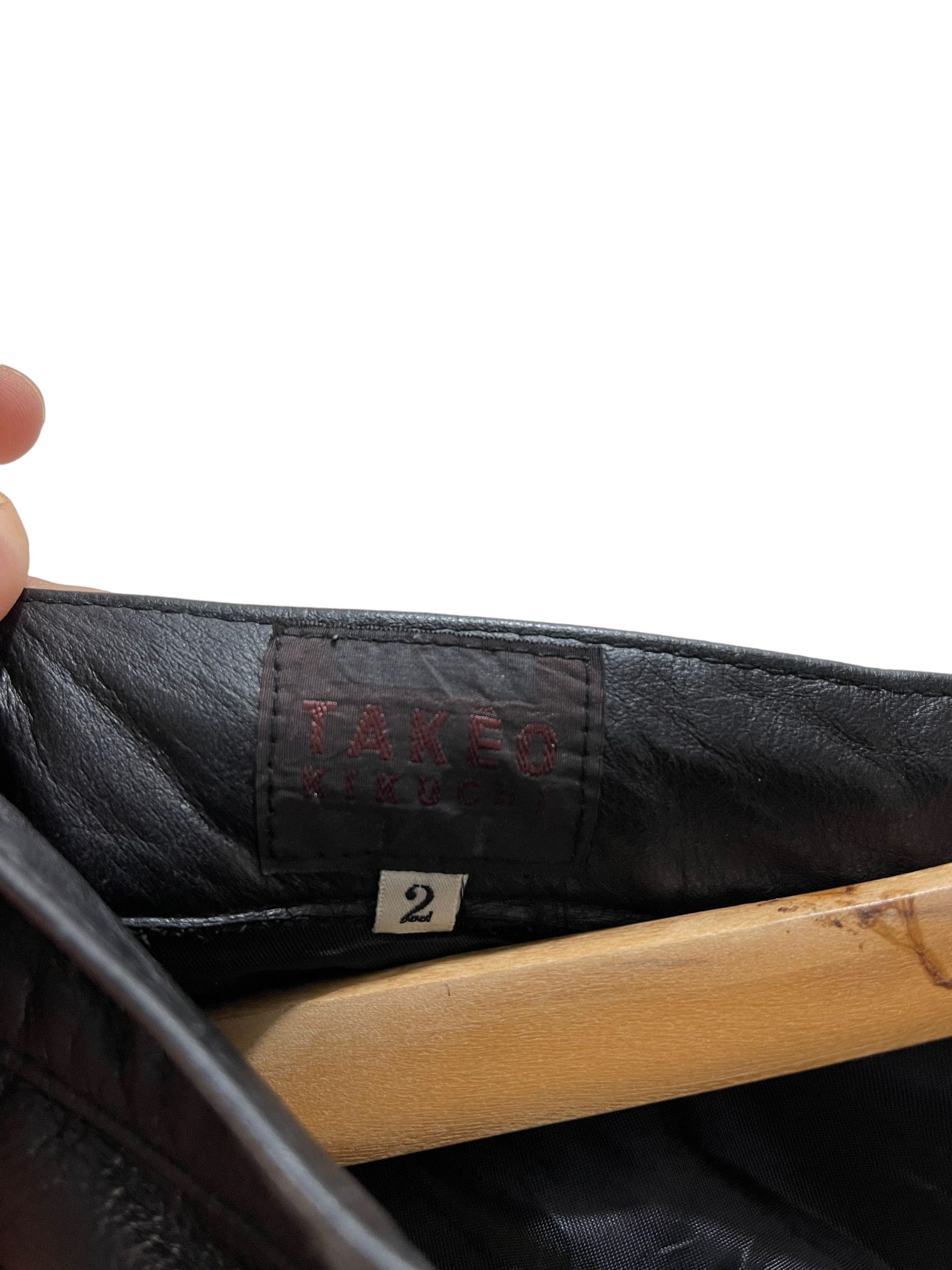 Takeo Kikuchi Vintage Takeo Kikuchi Leather Pant Size 30" / US 8 / IT 44 - 10 Thumbnail