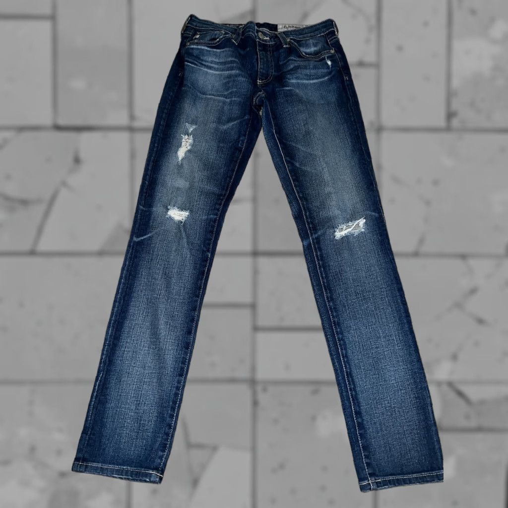 Vintage AG Adriano Goldschmied Blue The Legging Ankle Jeans Womens Size 28 28x28 R Size 28 Regular Blue Jeans Womens Size 28" / US 6 / IT 42 - 1 Thumbnail
