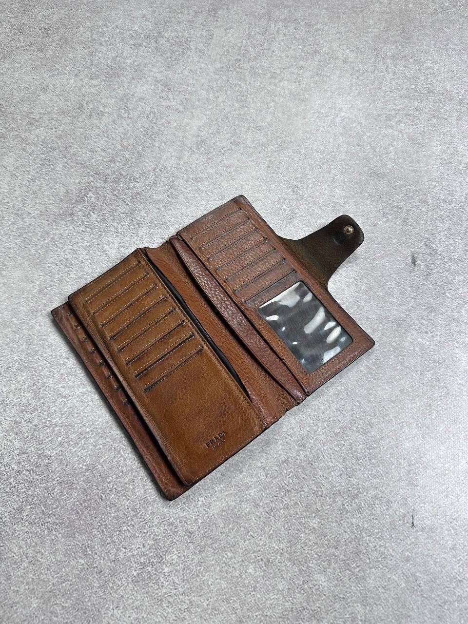 Prada VINTAGE PRADA GENUINE LEATHER ARCHIVAL CLUTCH WALLET RARE Size ONE SIZE - 4 Thumbnail