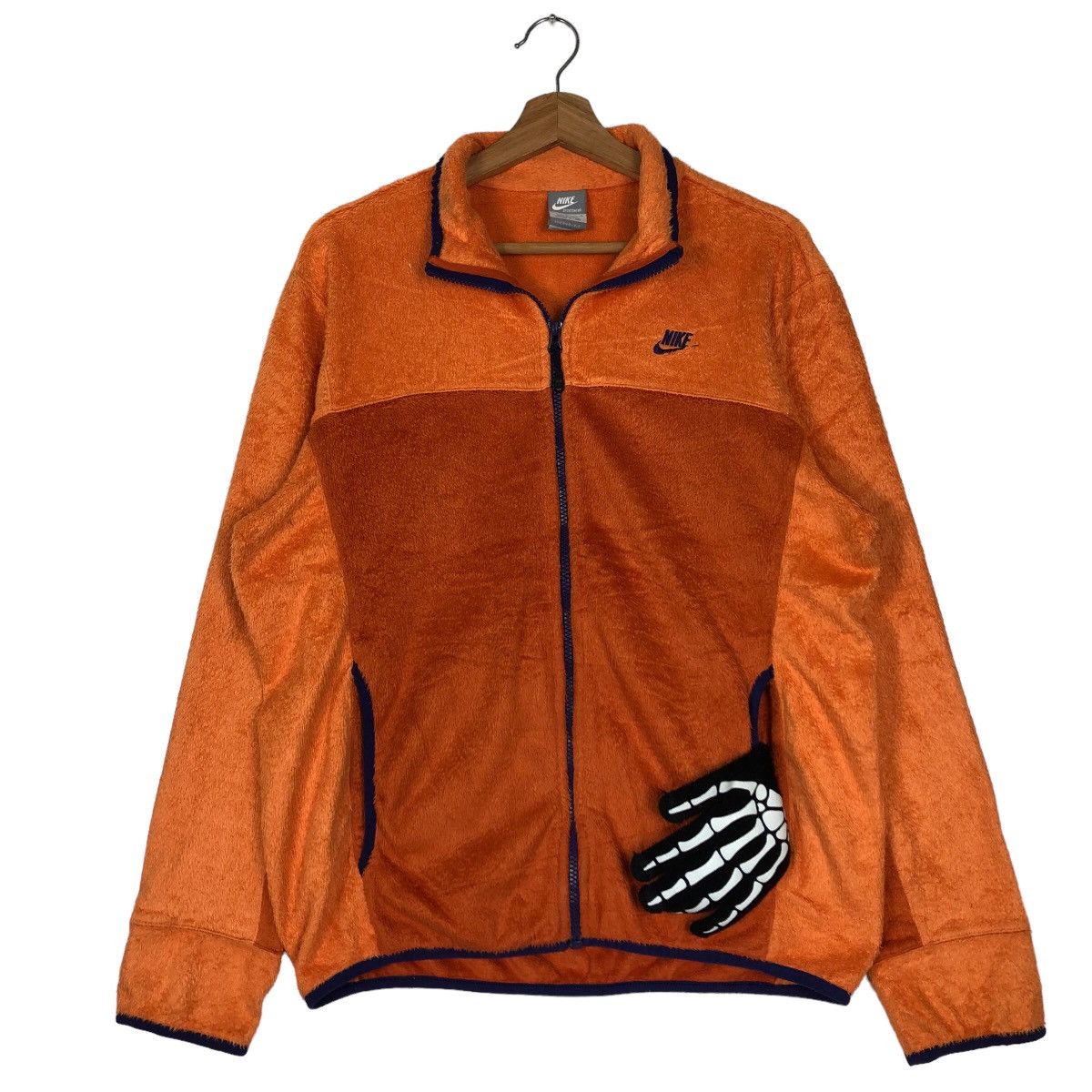 Nike 🔥VINTAGE NIKE SPORTSWEAR FLEECE JACKET RARE COLOUR DESIGN Size US L / EU 52-54 / 3 - 2 Thumbnail