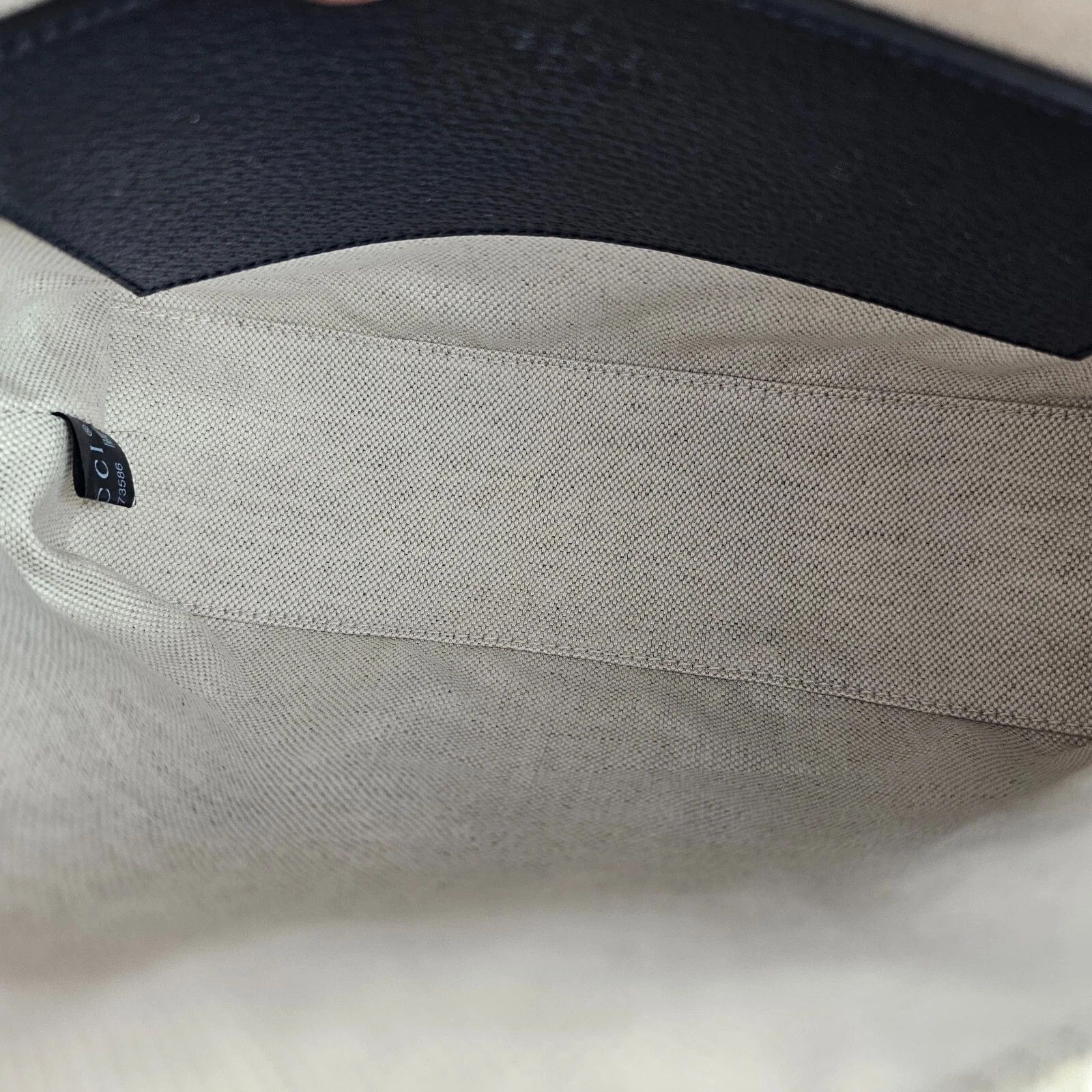 GUCCI Ophidia Small Beige/Blue GG Canvas Shoulder Bag