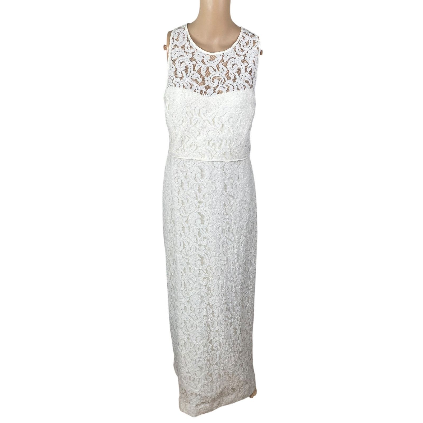J.Crew J.Crew Pamela Ivory Lace Bridal Wedding Gown Dress SZ 20 Size 3XL / US 20-22 - 4 Thumbnail