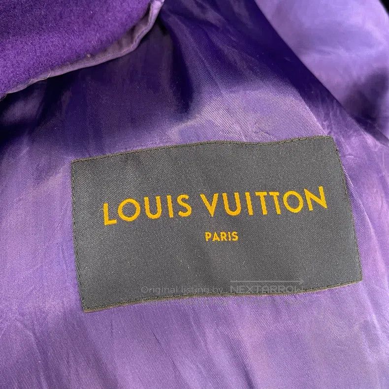 Louis Vuitton Louis Vuitton Regal Purple Embossed Baseball jacket Size US S / EU 44-46 / 1 - 5 Thumbnail