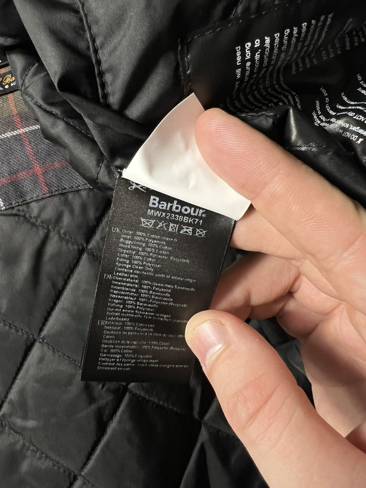 Barbour 🔥RRP715€ NWT Barbour Short Wind Waxed Parka Jacket Size L 🇬🇧🖤 Size US L / EU 52-54 / 3 - 20 Thumbnail