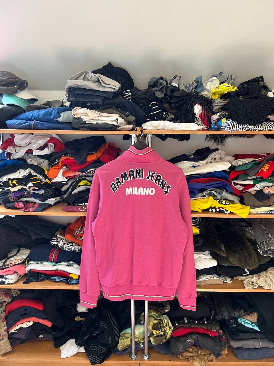Armani Jeans Zip Y2K Glamour Unique Sweater