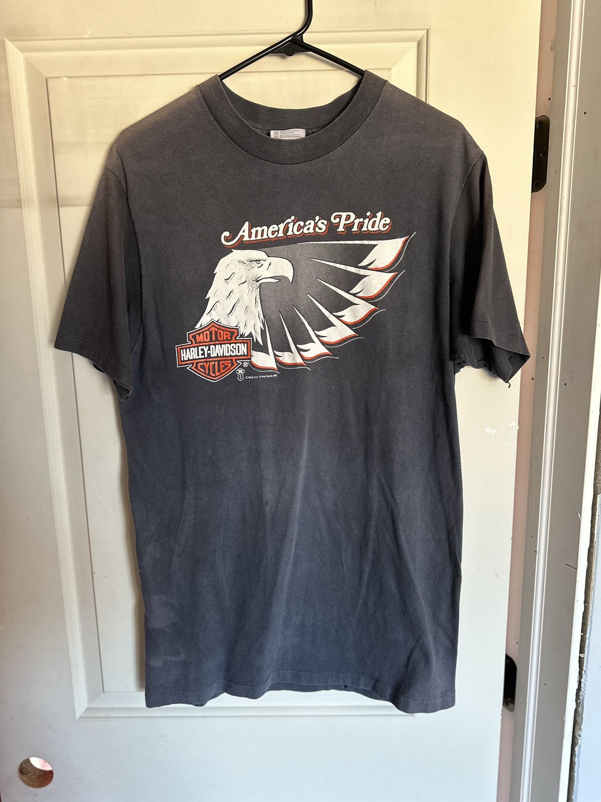 Harley Davidson × Vintage Harley Davidson 1980s Holland T-Shirt Size US XL / EU 56 / 4 - 1 Thumbnail