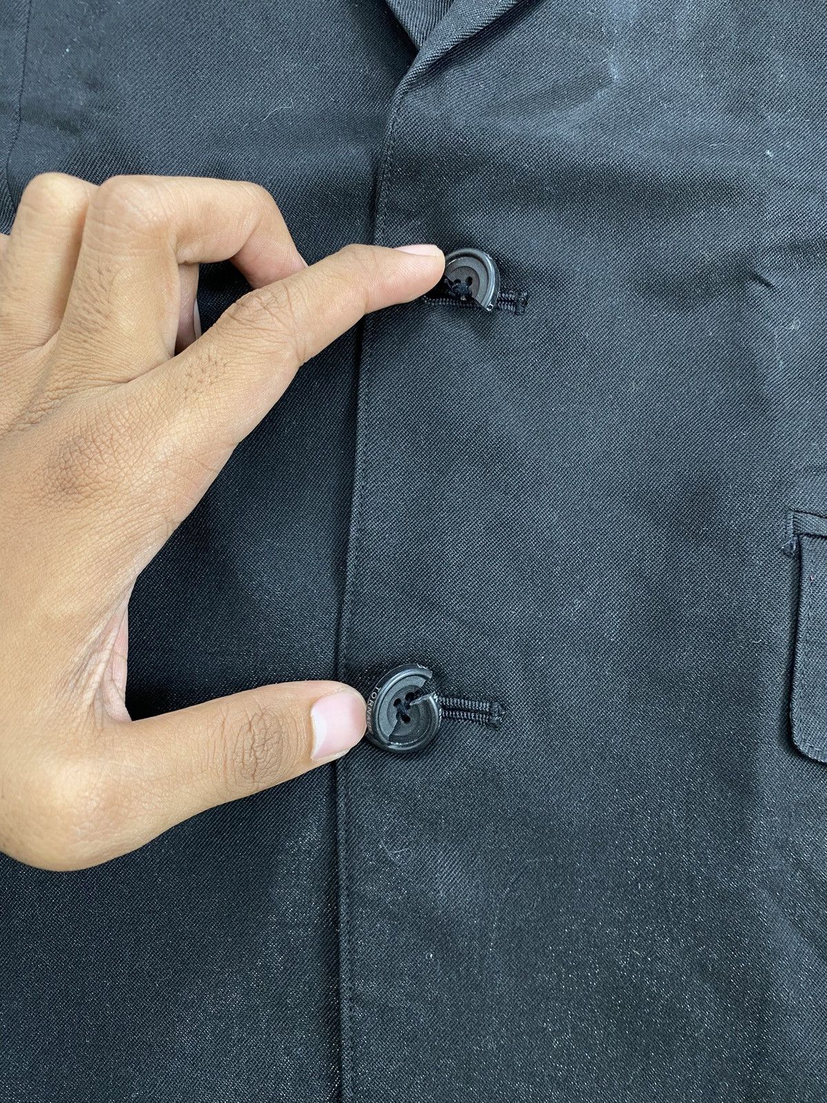 Tornado Mart Vintage Tornado Mart Japan Black Blazers Jacket Size 40R - 5 Thumbnail