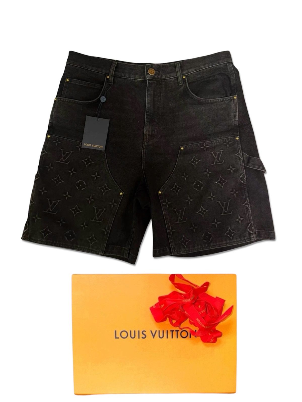 Louis Vuitton Louis Vuitton 32 Workwear Carpentry Monogram Denim Short Size US 32 / EU 48 - 1 Thumbnail