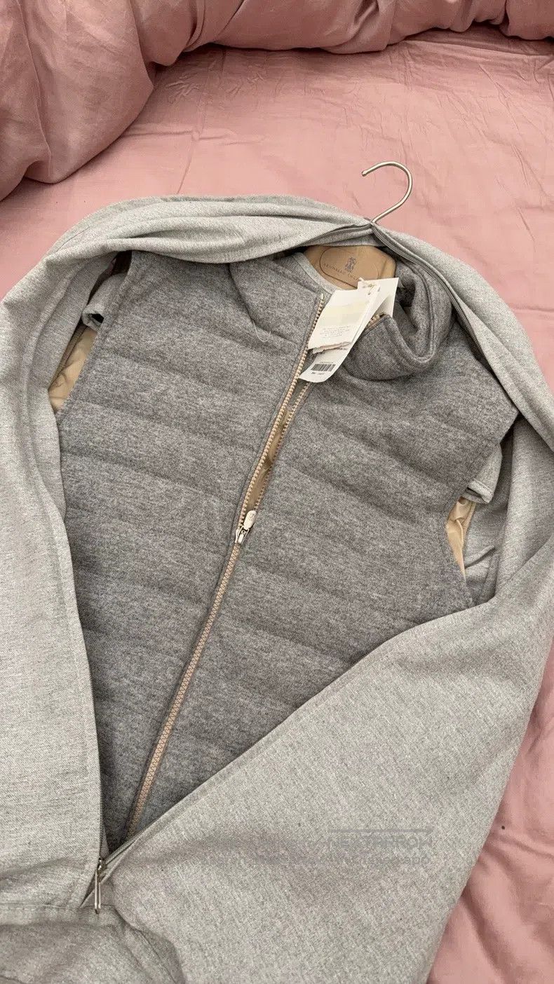 Brunello Cucinelli Brunello Cucinelli Men's Wool-blend Filled Vest for Fall a Size US M / EU 48-50 / 2 - 2 Thumbnail