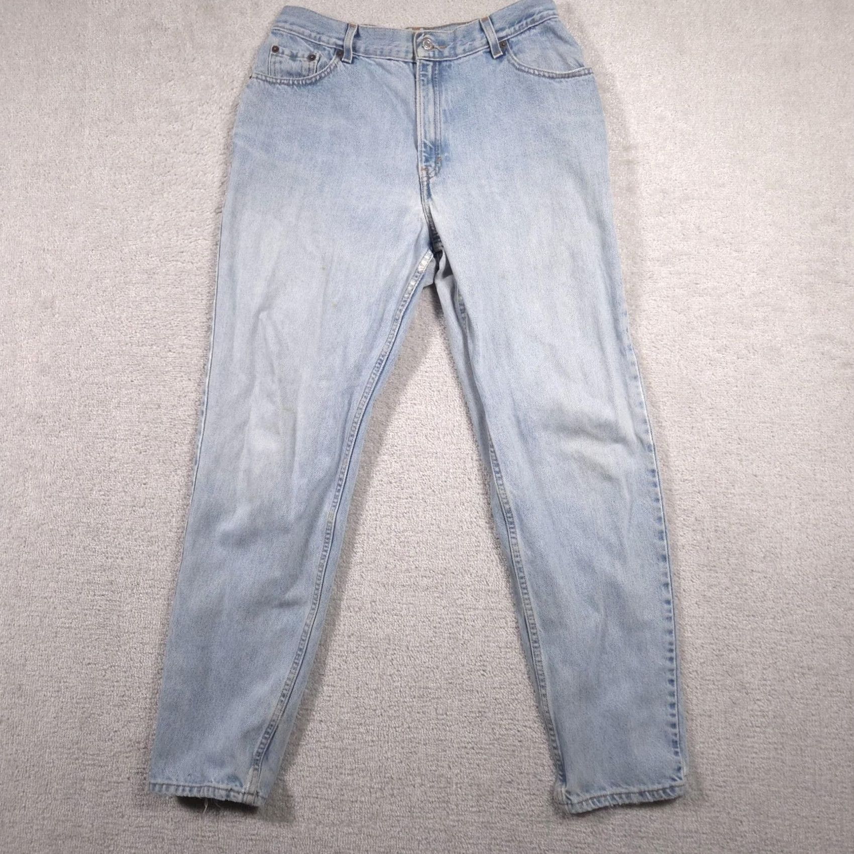 Levi's Levi's 550 Jeans Womens 14 High Rise Relaxed Tapered Leg Light Wash Denim Size 36" / US 14 / IT 50 - 2 Thumbnail