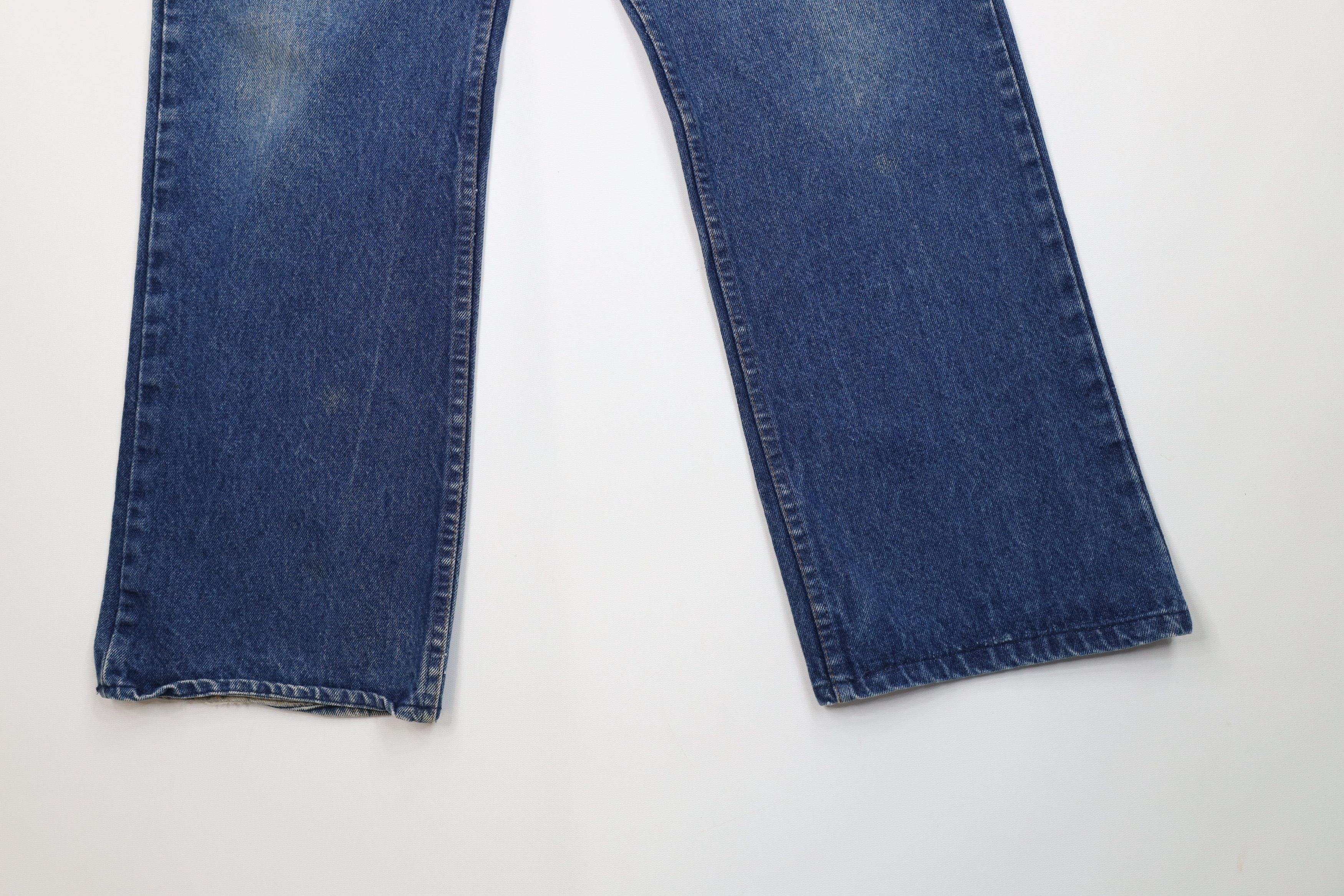 Levi's Vintage 80s Levis 517 Orange Tab Wide Leg Denim Jeans USA Size US 38 / EU 54 - 4 Thumbnail