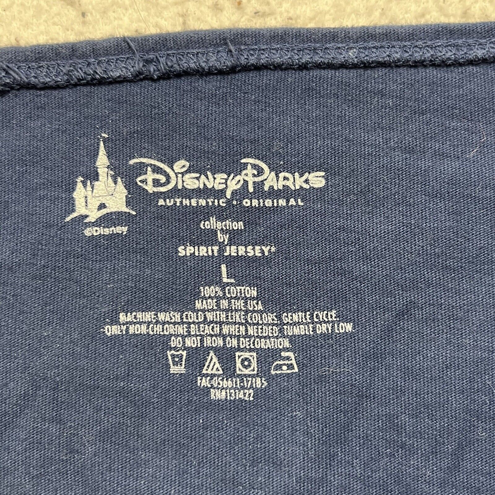 Disney Disney Spirit Jersey Large 2017 Epcot Food Wine Festival Tee Size US L / EU 52-54 / 3 - 3 Thumbnail