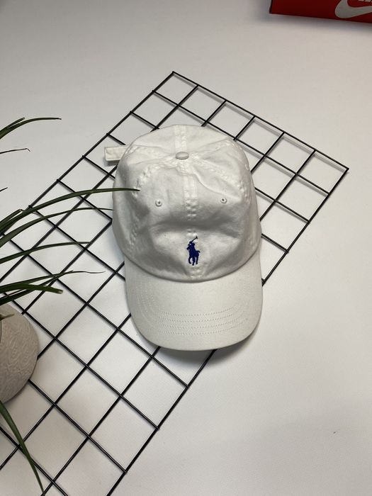 Polo Ralph Lauren Polo Ralph Lauren White Cap Hat Blue Pony | Grailed
