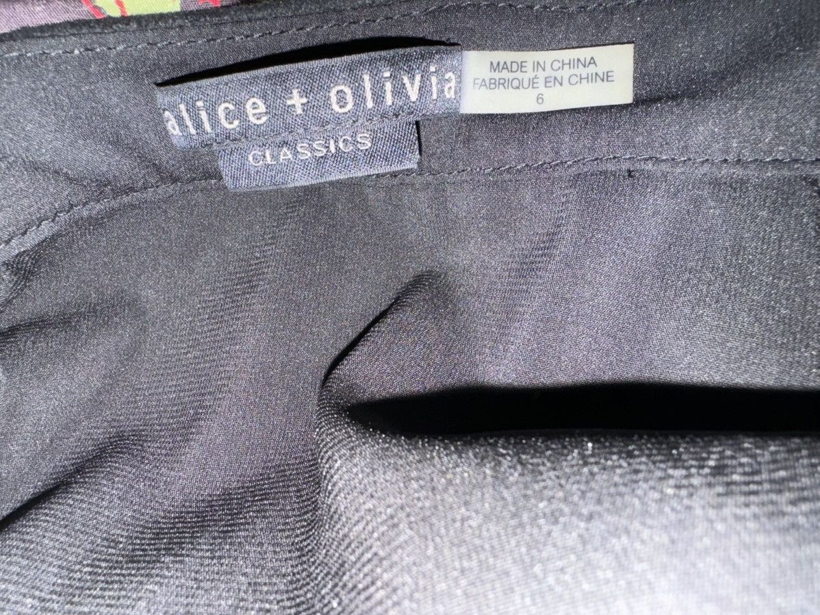Alice + Olivia Alice +Olivia Lambskin Mini Skirt Size 6 Size 28" / US 6 / IT 42 - 4 Thumbnail