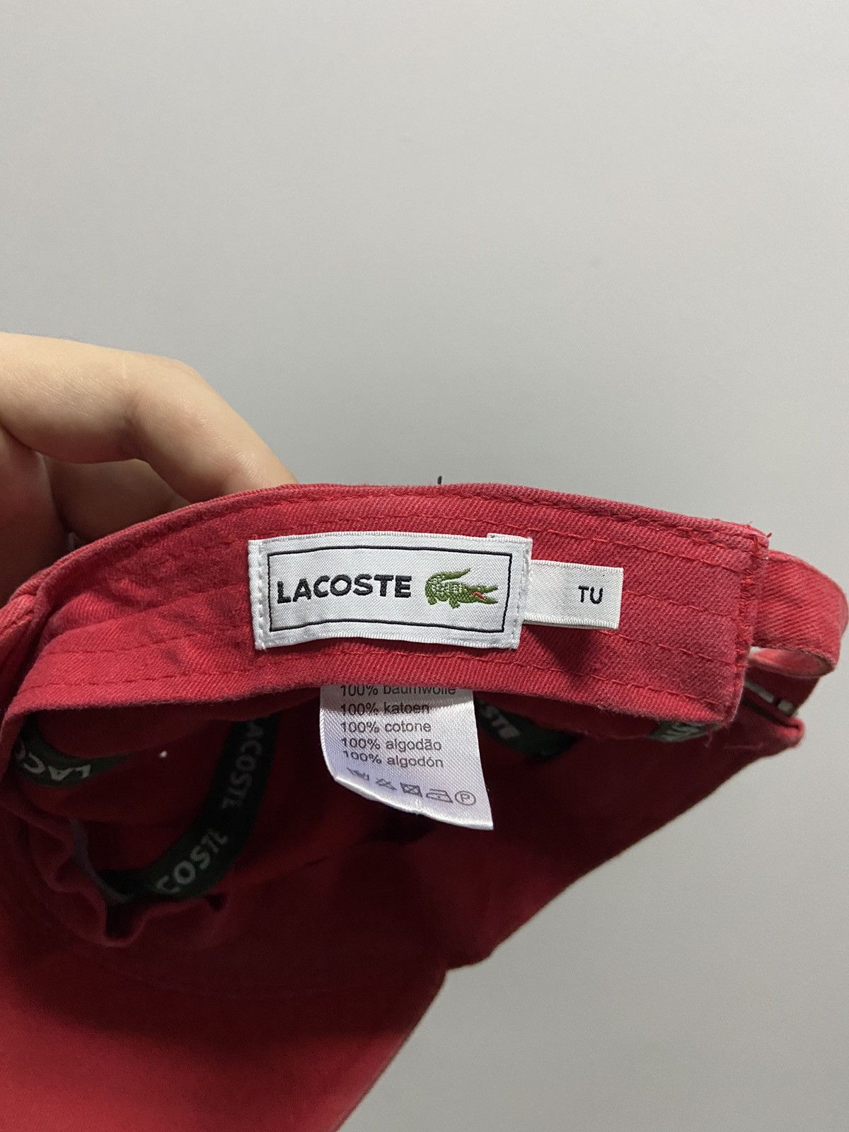 Lacoste × Vintage Lacoste cap Vintage small Logo skate Size ONE SIZE - 7 Thumbnail