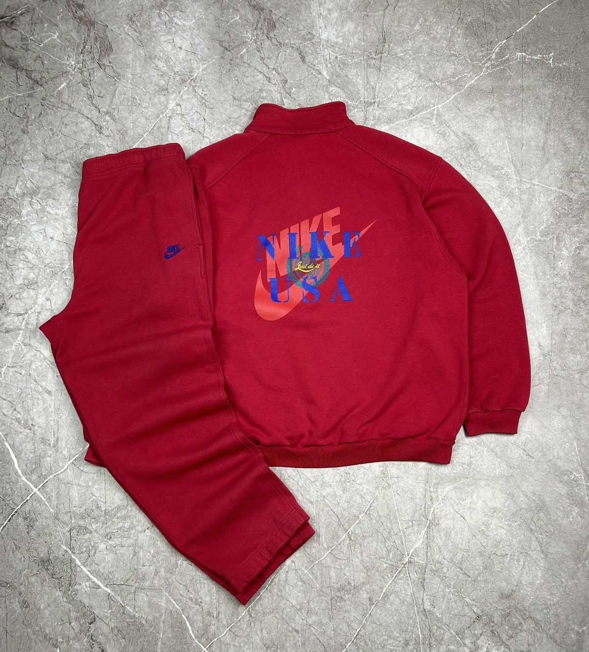 Vintage Vintage Nike Tracksuit Track Jacket And Pants 90s Size US L / EU 52-54 / 3 - 24 Thumbnail