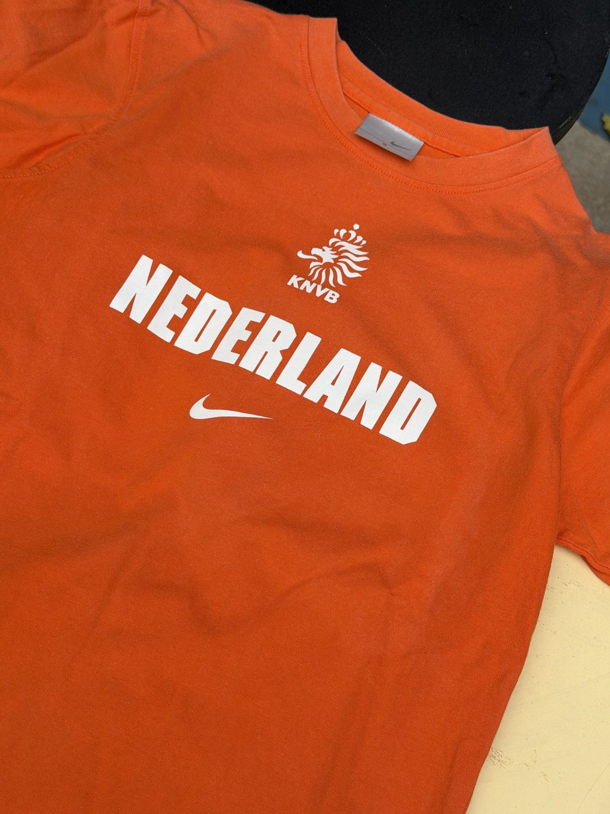 Nike Vintage Nederland 00's "Edgar Davids" Total 90 T-shirt Size US S / EU 44-46 / 1 - 3 Thumbnail