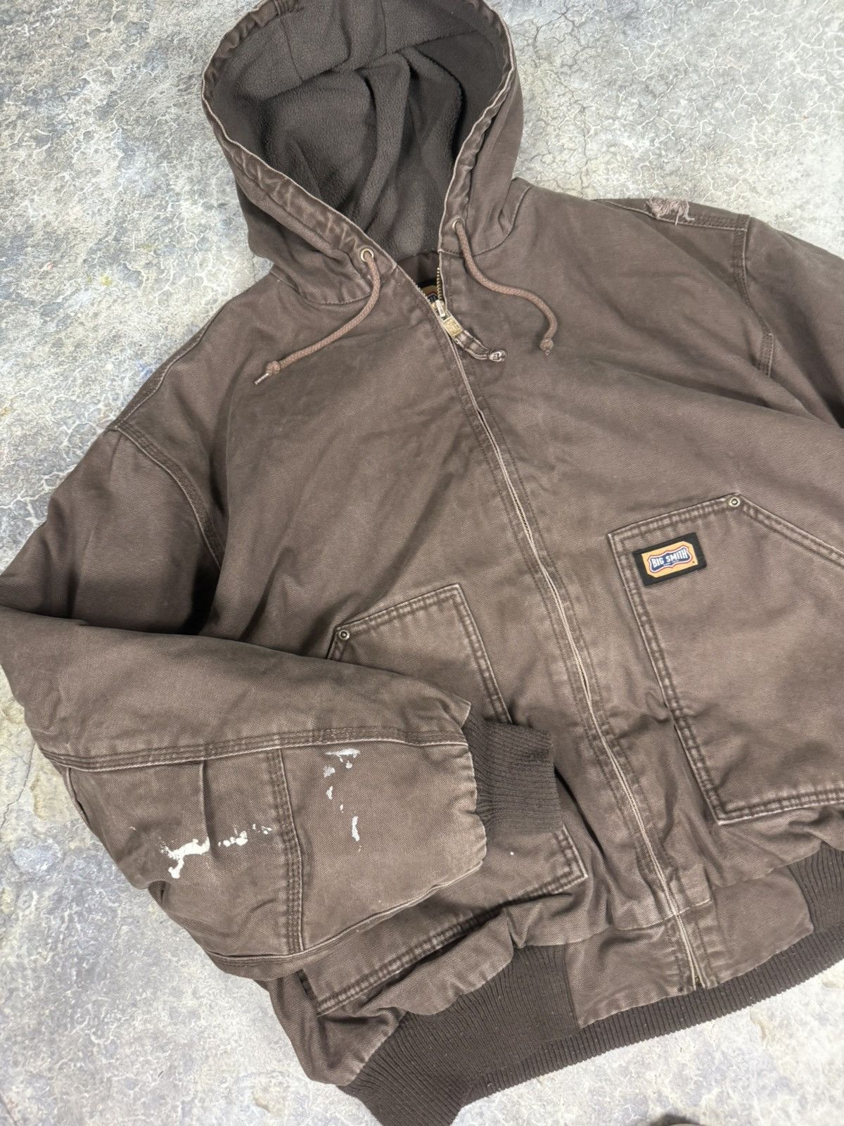 Japanese Brand × Vintage Vintage Carhartt Style Hooded Jacket Size US L / EU 52-54 / 3 - 5 Thumbnail