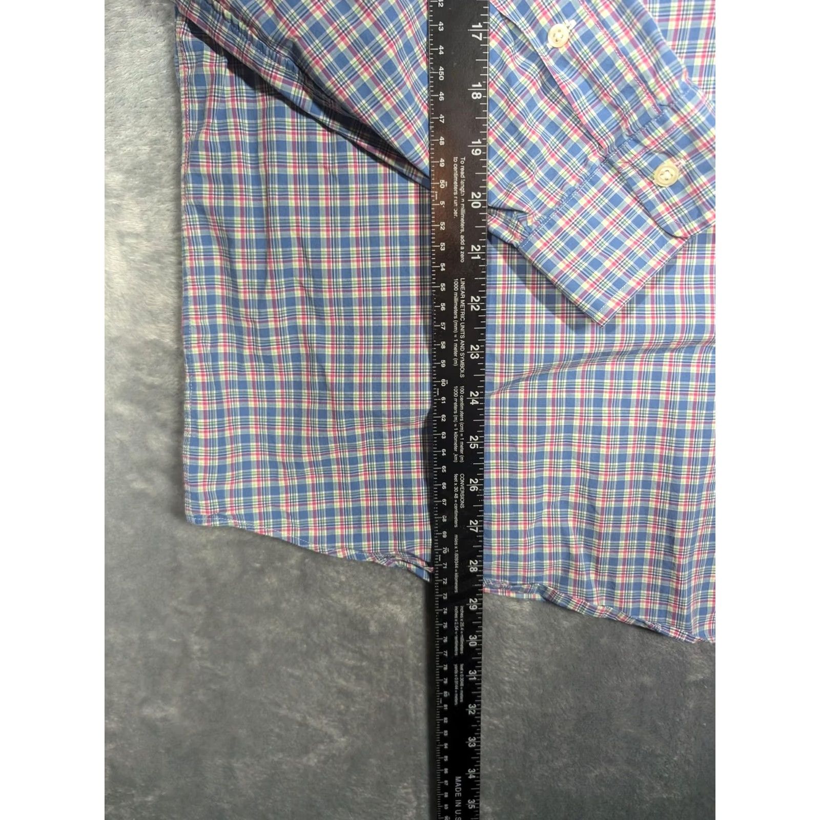 Ralph Lauren Ralph Lauren Shirt Mens 2XL Blue Pink Plaid Button-Down Long Sleeve Pony Logo Size US XXL / EU 58 / 5 - 2 Thumbnail