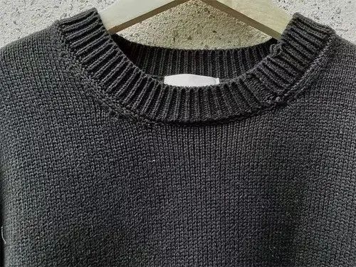 Japanese Brand Street Fashion ASK Roll Knitted Sweater Size ONE SIZE - 4 Thumbnail