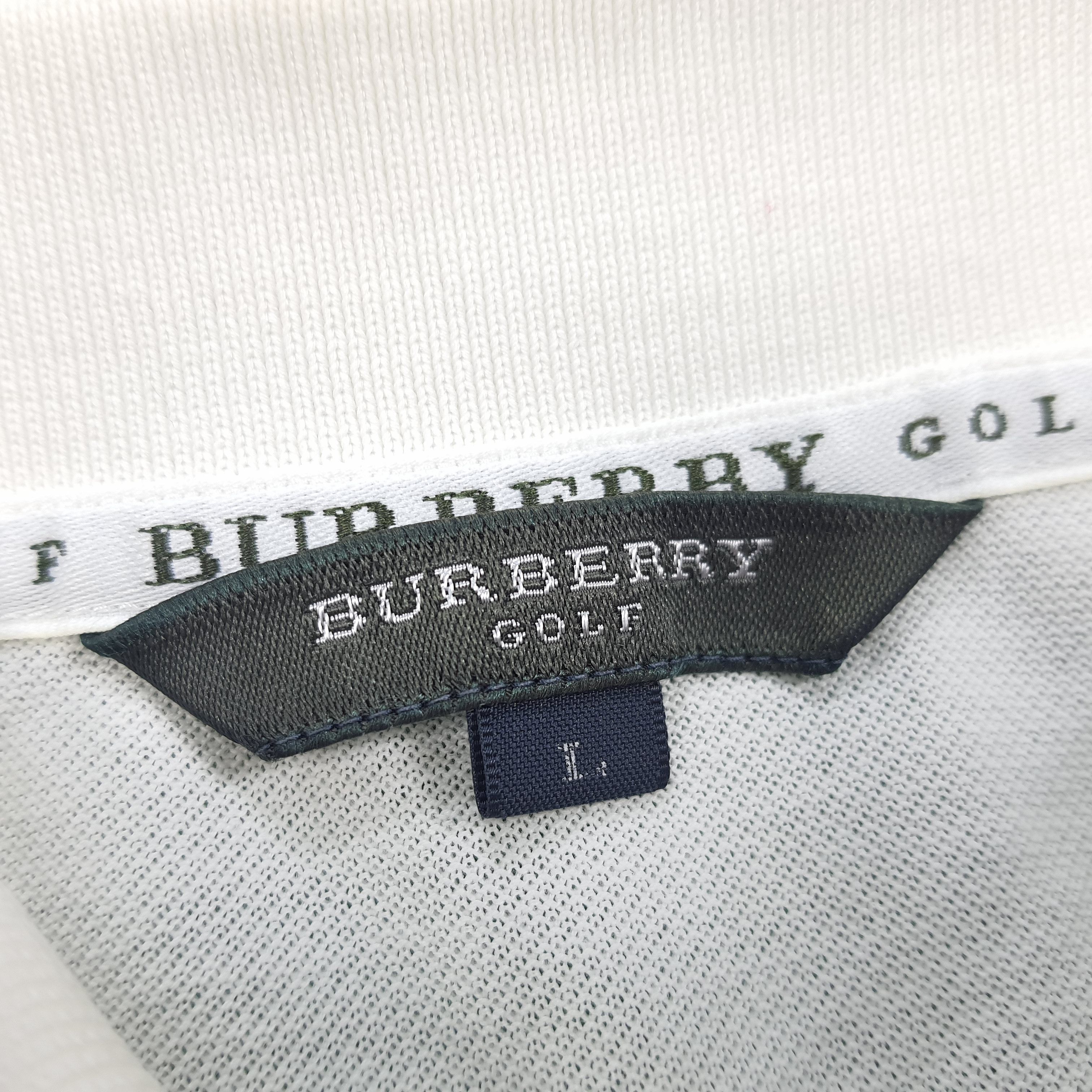 Burberry × Vintage Vintage Burberry Golf Custom Logo Polo Shirt Size US M / EU 48-50 / 2 - 5 Thumbnail
