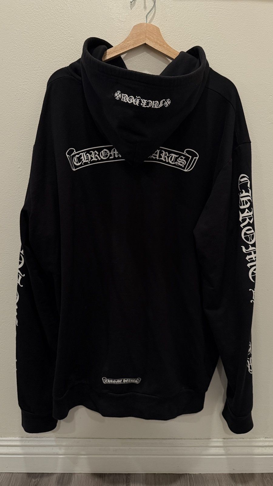 Chrome Hearts Rare Chrome Hearts Scroll Logo Zip Up Hoodie Fuck You Size US XXL / EU 58 / 5 - 4 Thumbnail