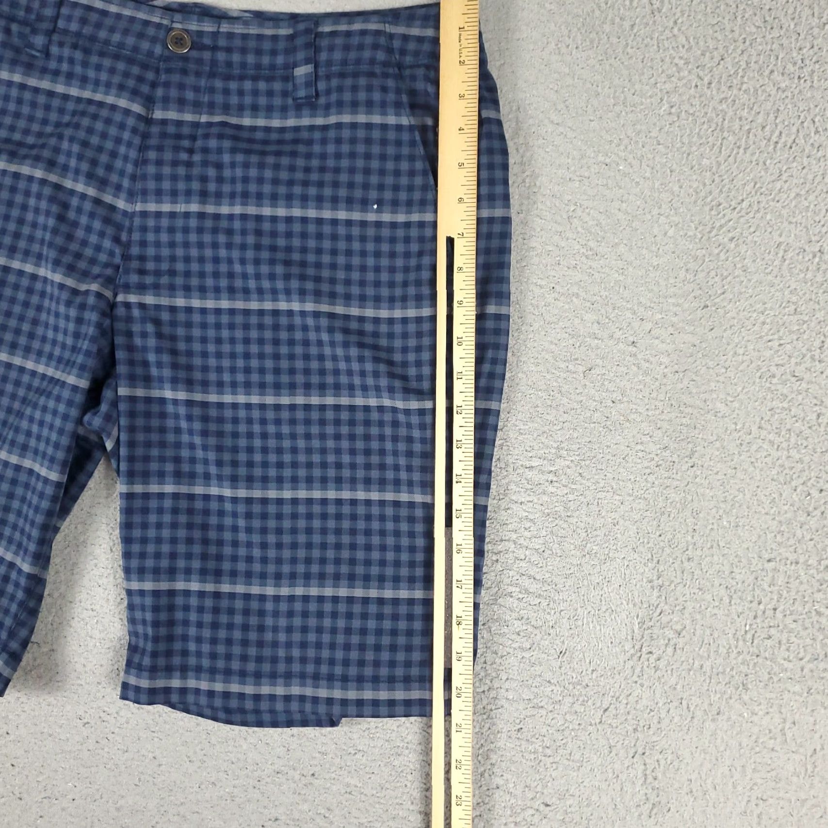 Under Armour Under Armour Mens Shorts Size 36 36 Blue Plaid Casual Flat Front Chino Shorts Under Armour Size 36 Blue Plaid Casual Front Chino Mens Shorts Size US 36 / EU 52 - 6 Thumbnail