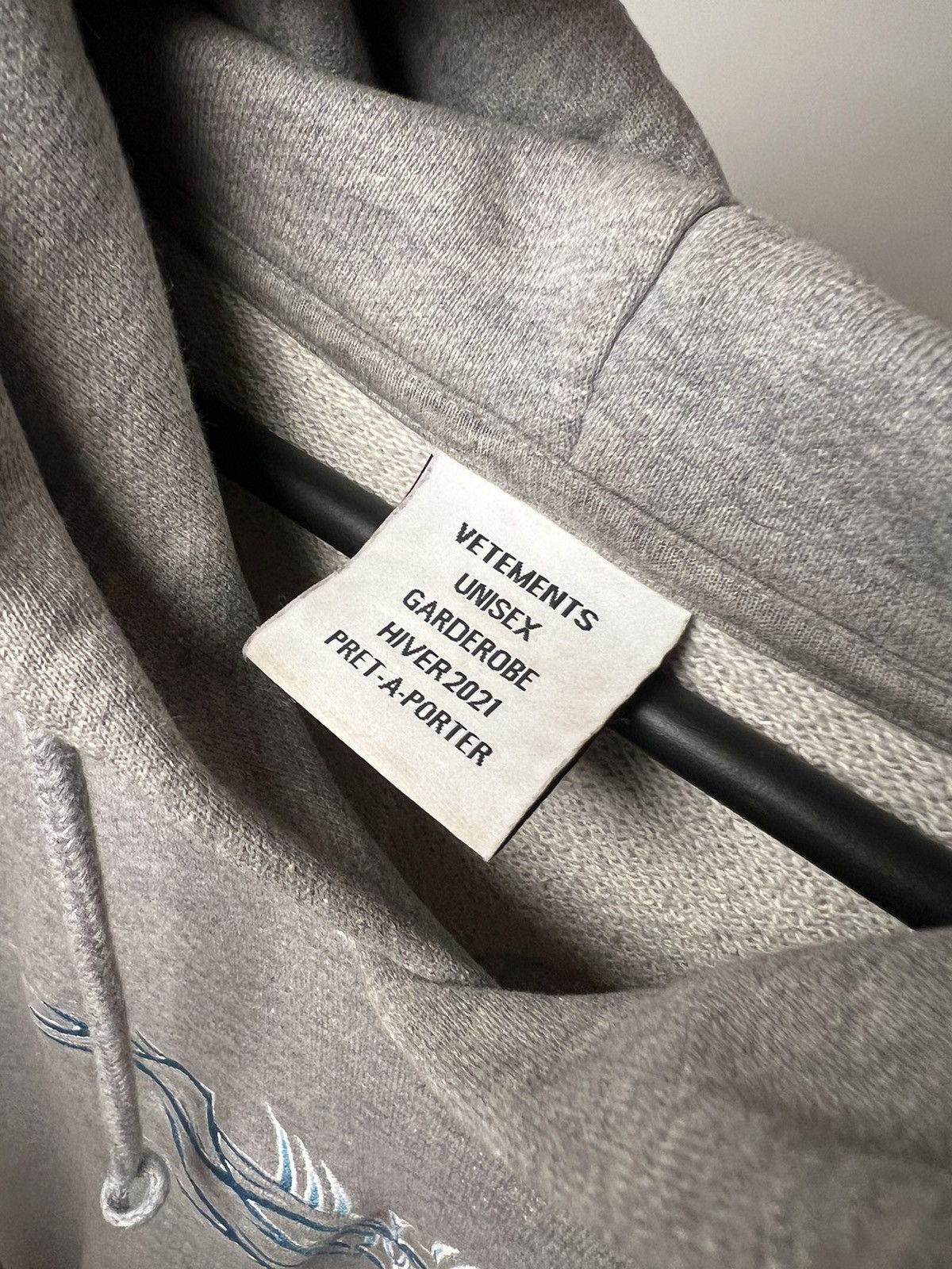 Vetements Vetements Oversized Embroidered Hoodie Size US L / EU 52-54 / 3 - 4 Thumbnail