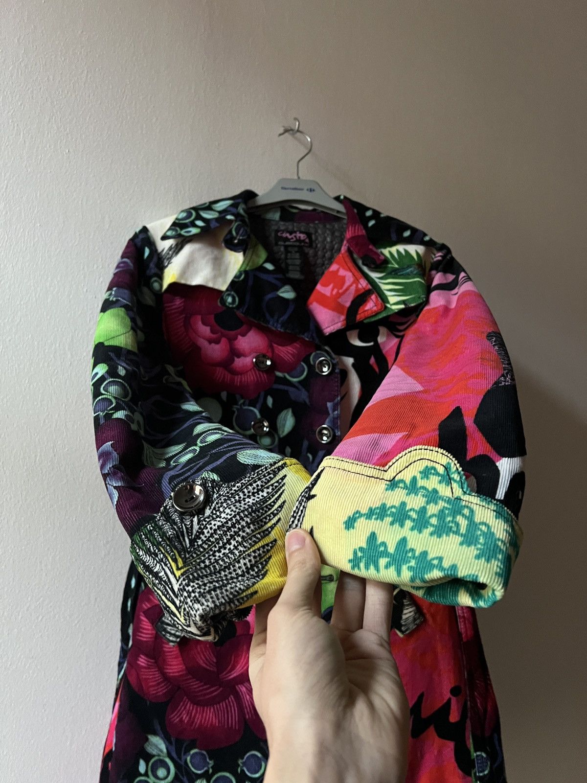 Custo Barcelona Custoline Floral Trench Coat