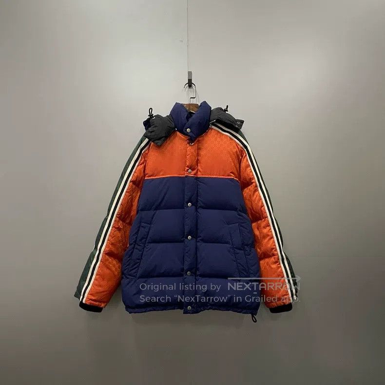 Gucci Gucci Dark pattern double G colour block down jacket Size US S / EU 44-46 / 1 - 1 Thumbnail