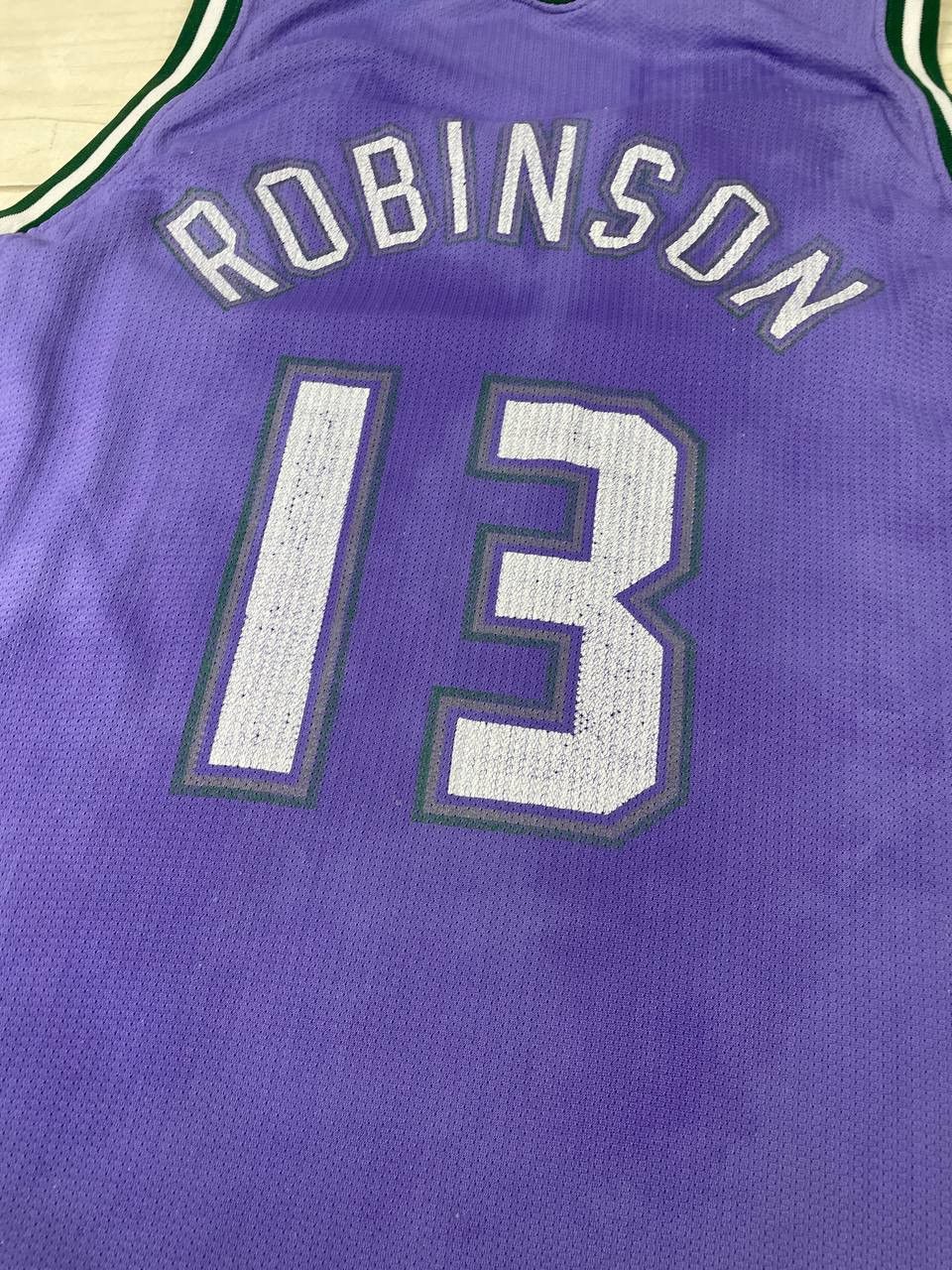 Champion Vintage Champion Milwaukee Bucks Robinson #13 NBA Jersey Size US XL / EU 56 / 4 - 25 Thumbnail