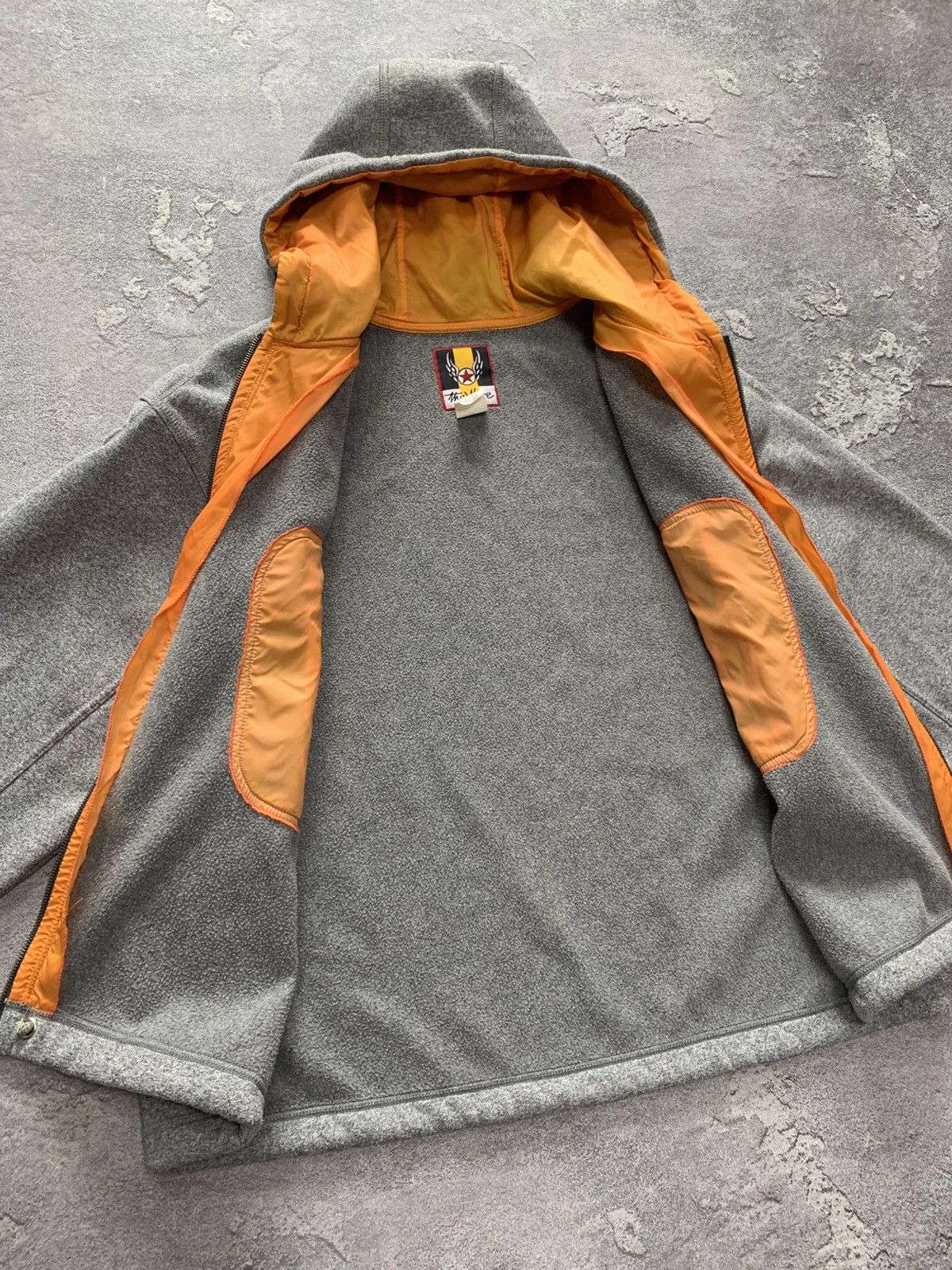 JET SET × Vintage Vintage JET SET The Wave Gray Ski Hoodie Men size 4/XL Size US XL / EU 56 / 4 - 6 Thumbnail