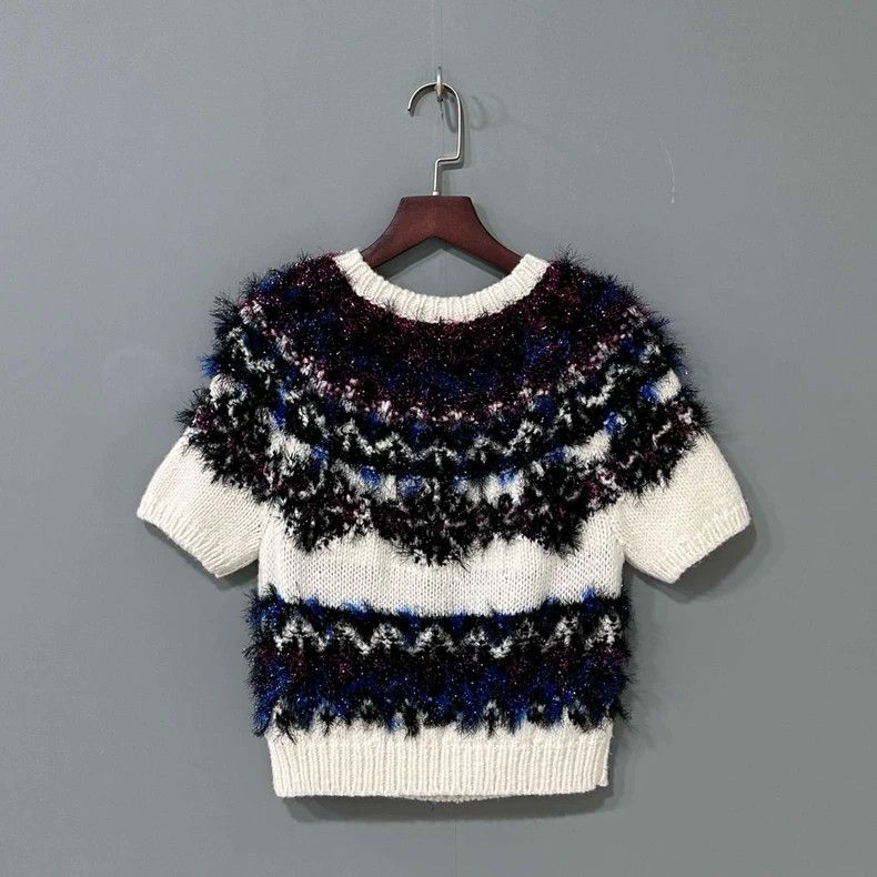 Chanel Chanel Autumn and winter colorful bright line cashmere shor Size XS / US 0-2 / IT 36-38 - 3 Thumbnail