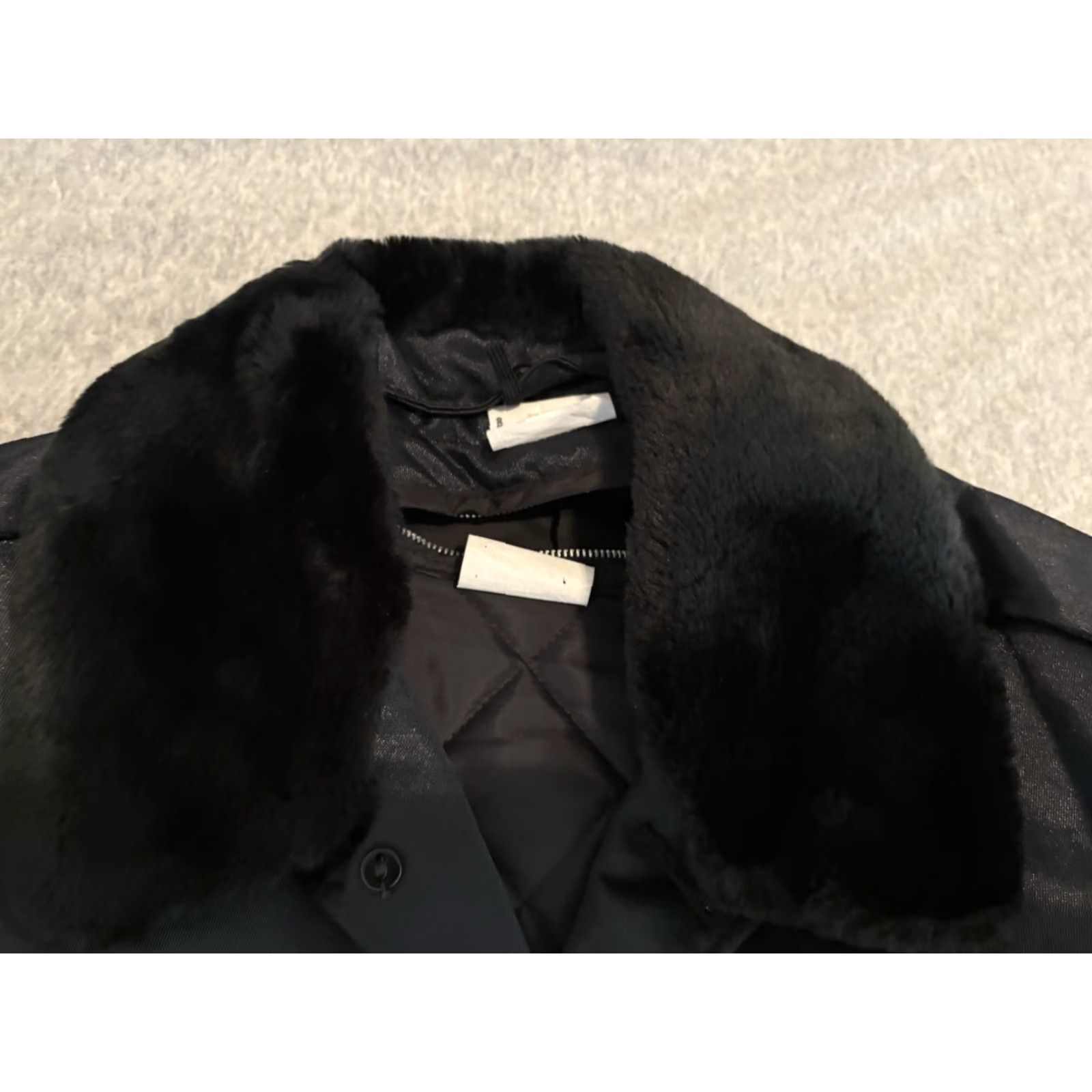 Vintage VINTAGE Horace Small Black Bomber Jacket Coat Made in USA Mens 38S Regular Short Nylon Solid 38 Black Bomber Mens US Size US XXS / EU 40 - 7 Thumbnail